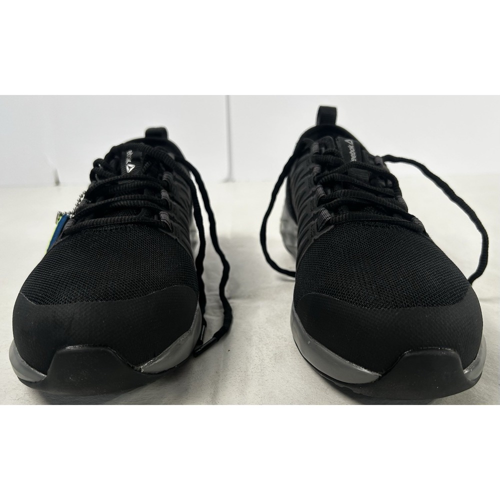 REEBOK ASTRORIDE UNISEX WORK ATHLETIC STEEL TOE BLACK SHOE RB2211 MENS 7 WOMEN 9 - Picture 3 of 15